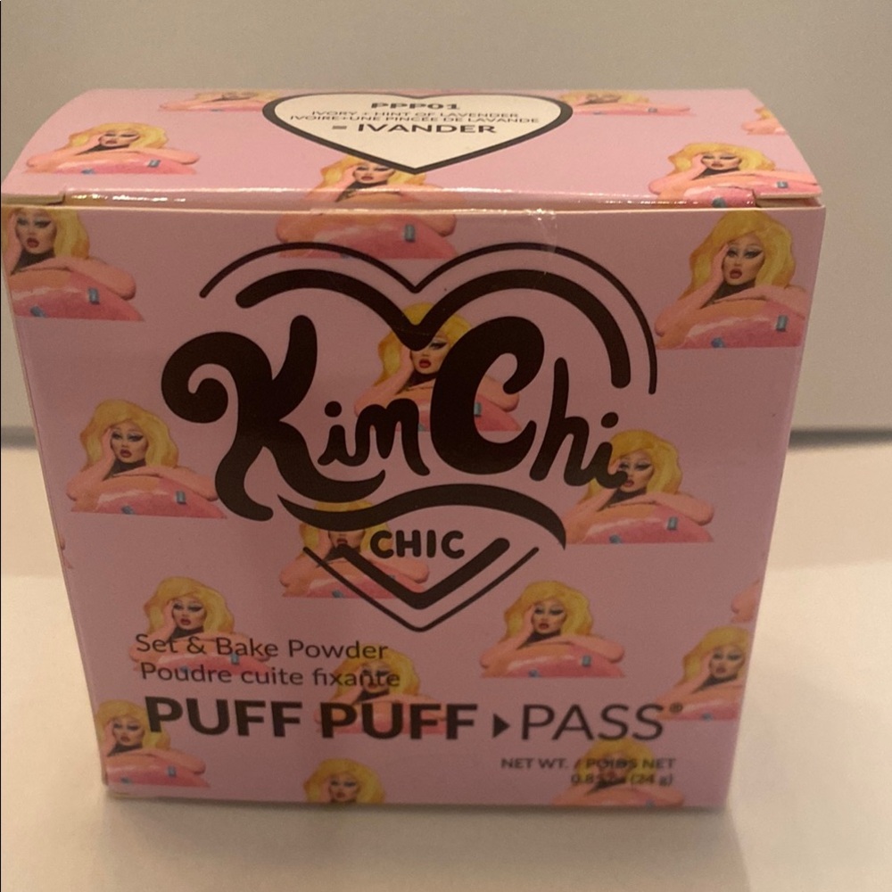 Kimchi Chic Beauty Puff Puff Pass Set & Bake Powder - Pink